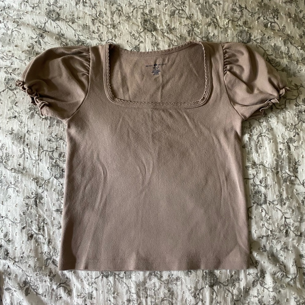 Brandy Melville Muted Mauve Top
